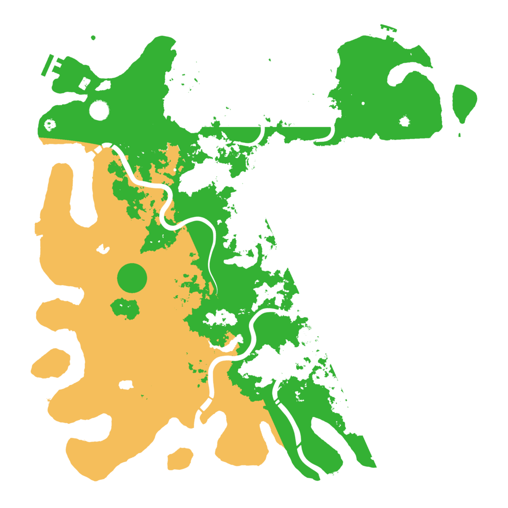 Biome Rust Map: Procedural Map, Size: 4500, Seed: 481985
