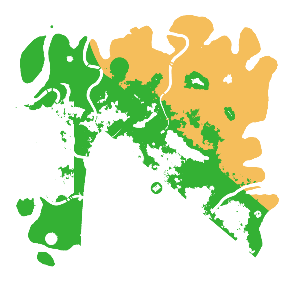 Biome Rust Map: Procedural Map, Size: 4250, Seed: 579381374