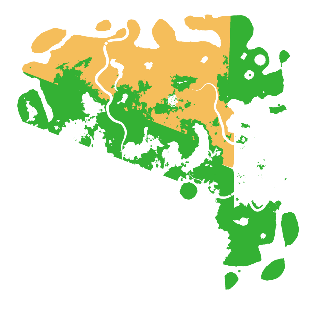 Biome Rust Map: Procedural Map, Size: 5000, Seed: 277704525