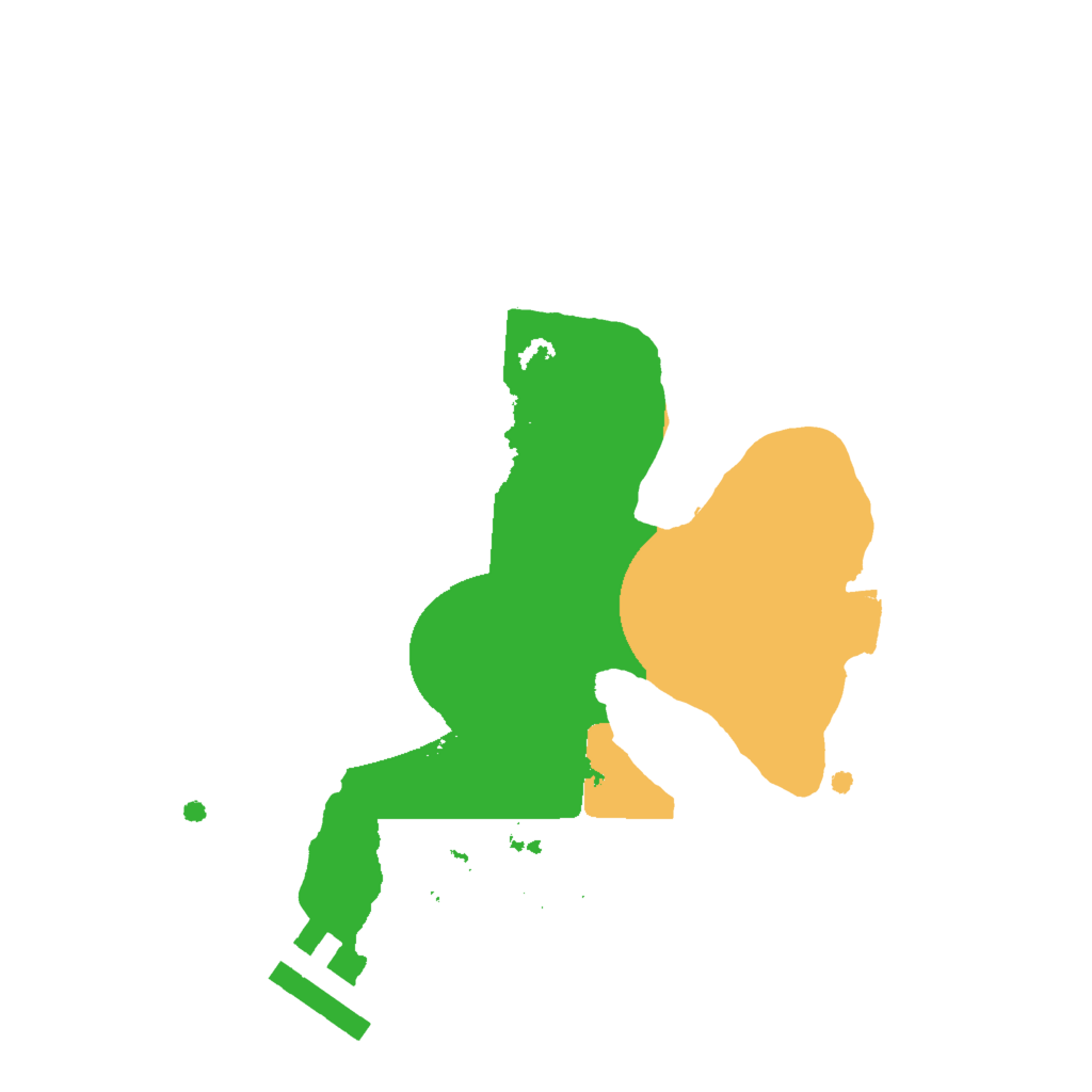 Biome Rust Map: Procedural Map, Size: 2000, Seed: 34577