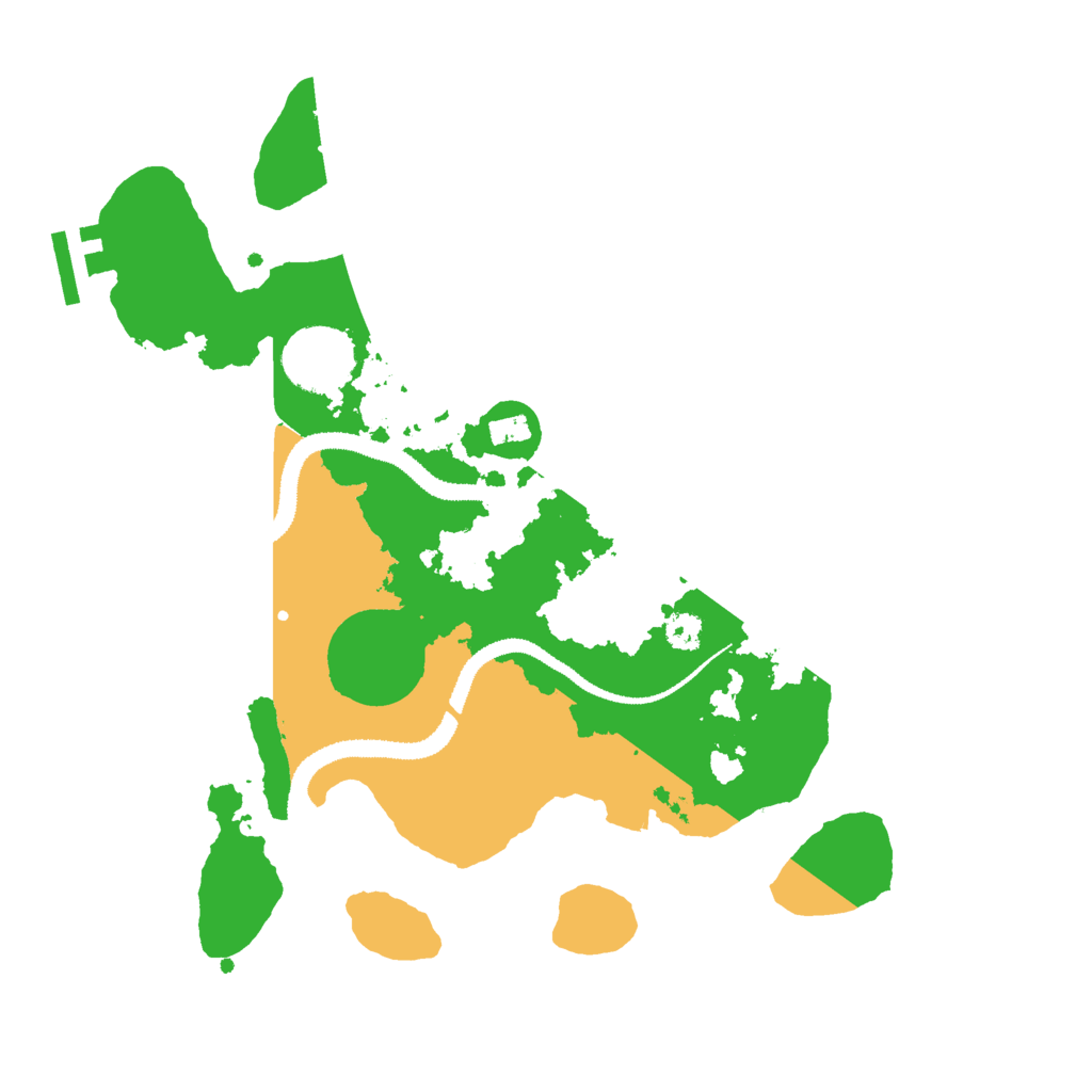 Biome Rust Map: Procedural Map, Size: 3000, Seed: 31079