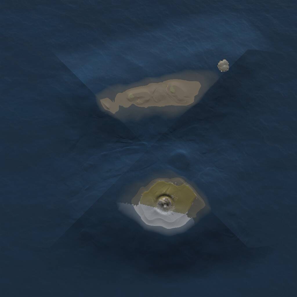 Rust Map: Procedural Map, Size: 1000, Seed: 1739611158, 1 Monuments