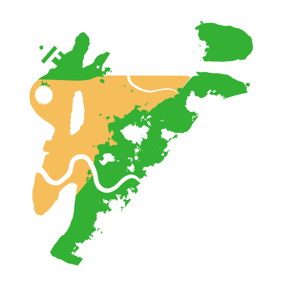 Biome Rust Map: Procedural Map, Size: 3000, Seed: 83746291