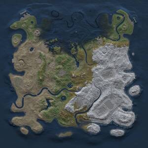 Thumbnail Rust Map: Procedural Map, Size: 4250, Seed: 267326499, 15 Monuments