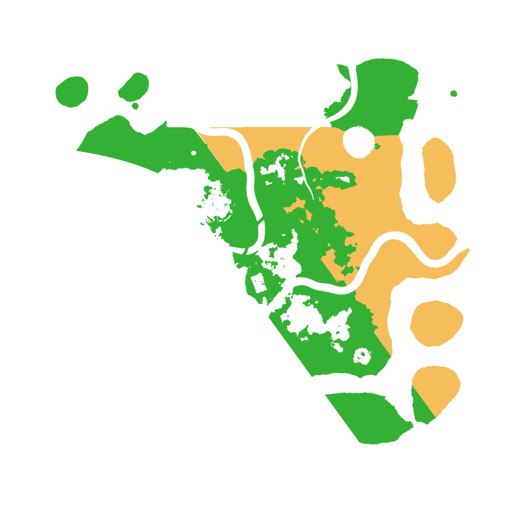 Biome Rust Map: Procedural Map, Size: 3000, Seed: 30329