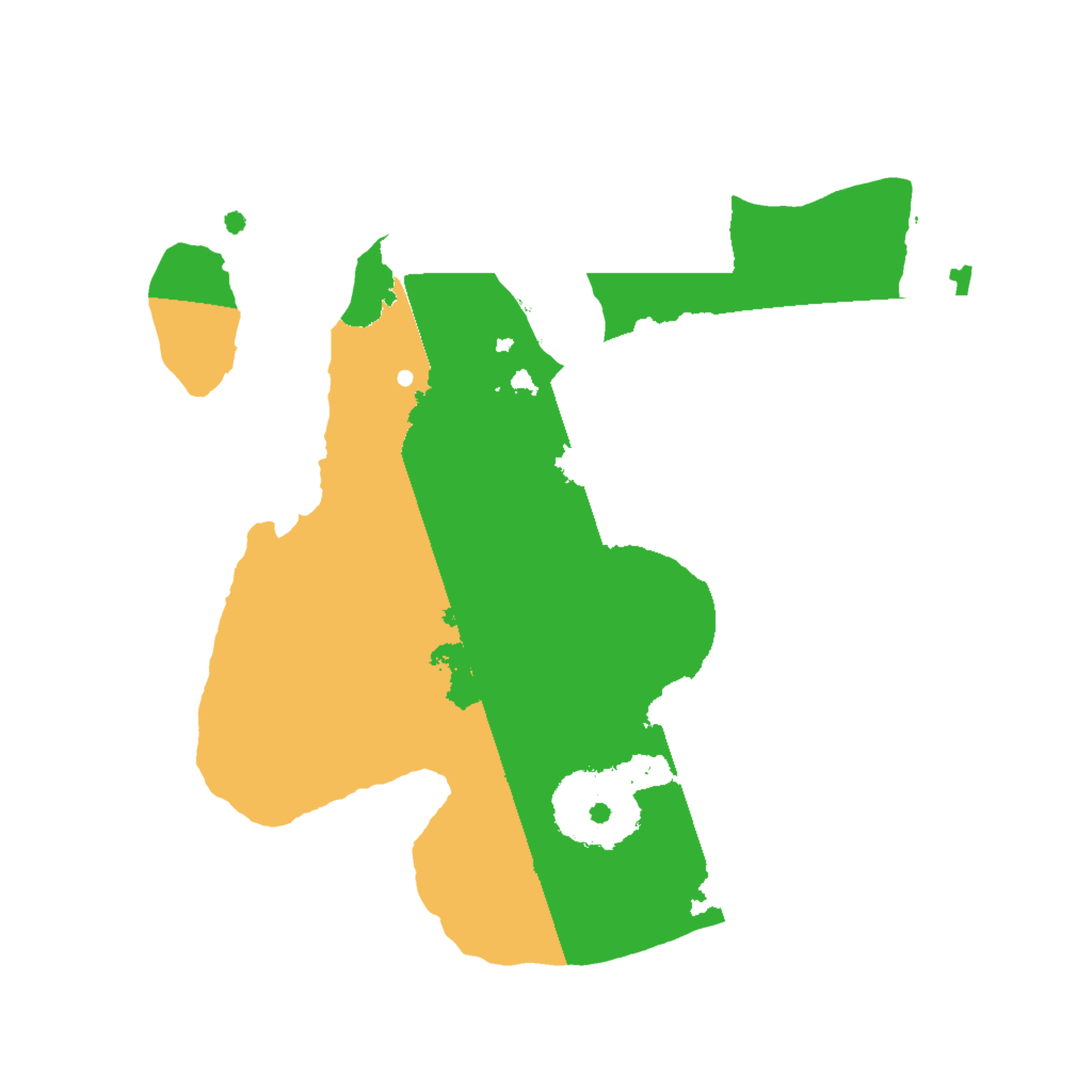 Biome Rust Map: Procedural Map, Size: 2000, Seed: 1292932550