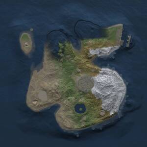 Thumbnail Rust Map: Procedural Map, Size: 2000, Seed: 1292932550, 3 Monuments