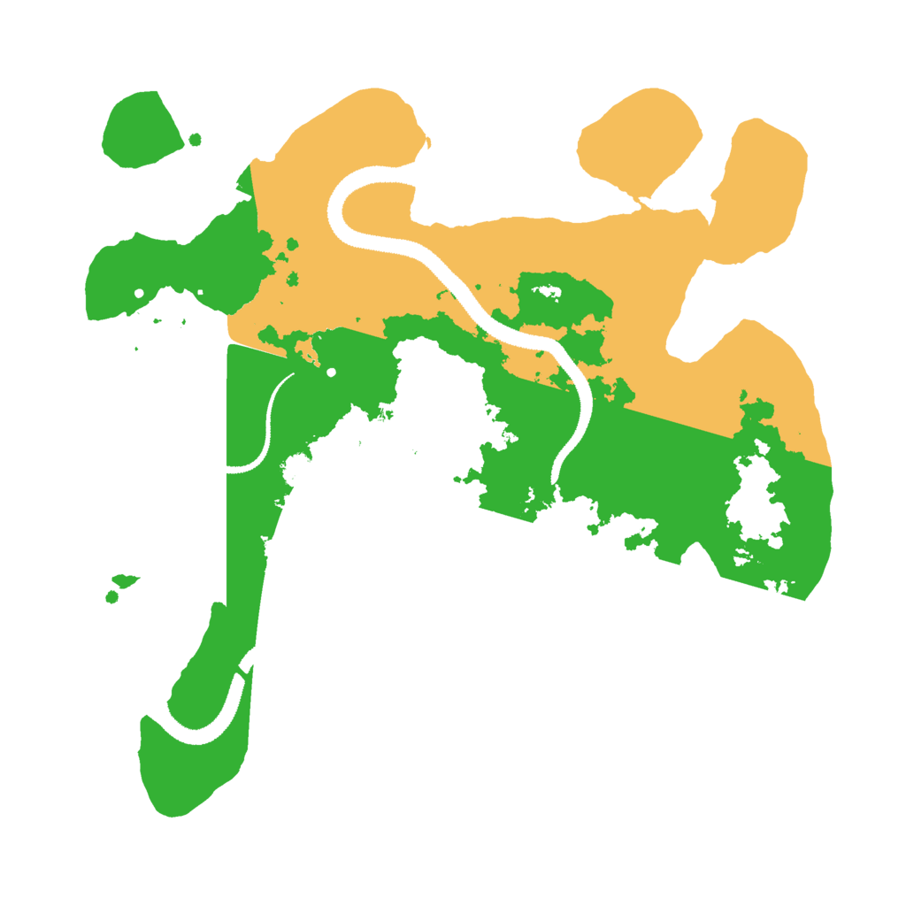 Biome Rust Map: Procedural Map, Size: 2850, Seed: 487471451