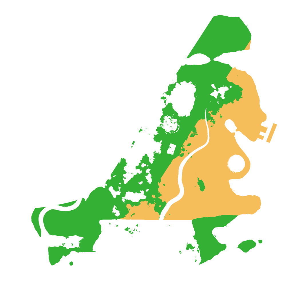 Biome Rust Map: Procedural Map, Size: 3000, Seed: 16430