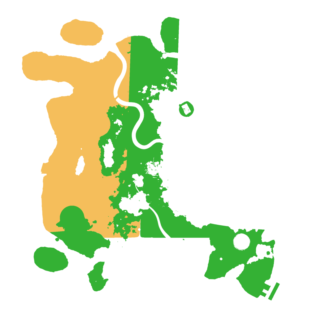 Biome Rust Map: Procedural Map, Size: 3432, Seed: 2500