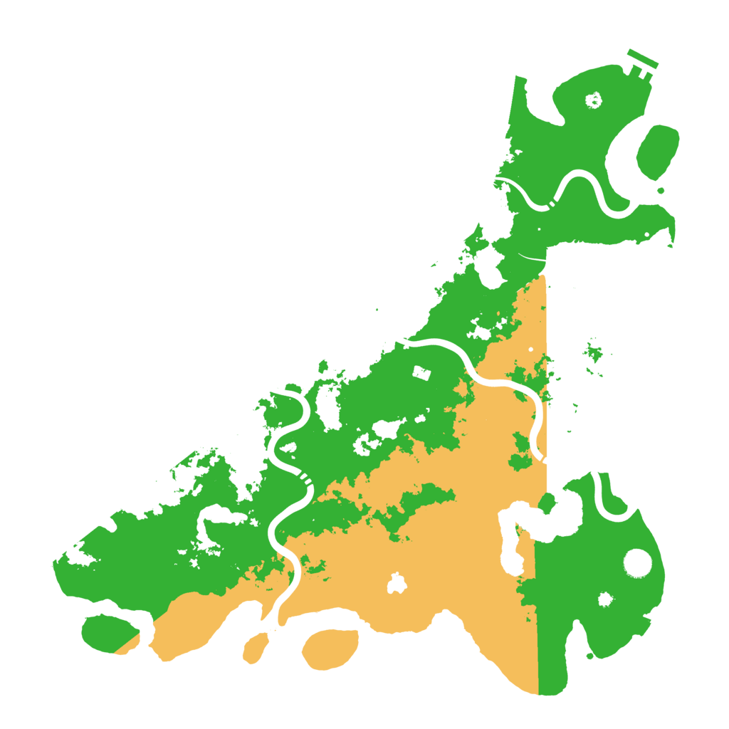 Biome Rust Map: Procedural Map, Size: 4500, Seed: 895837641