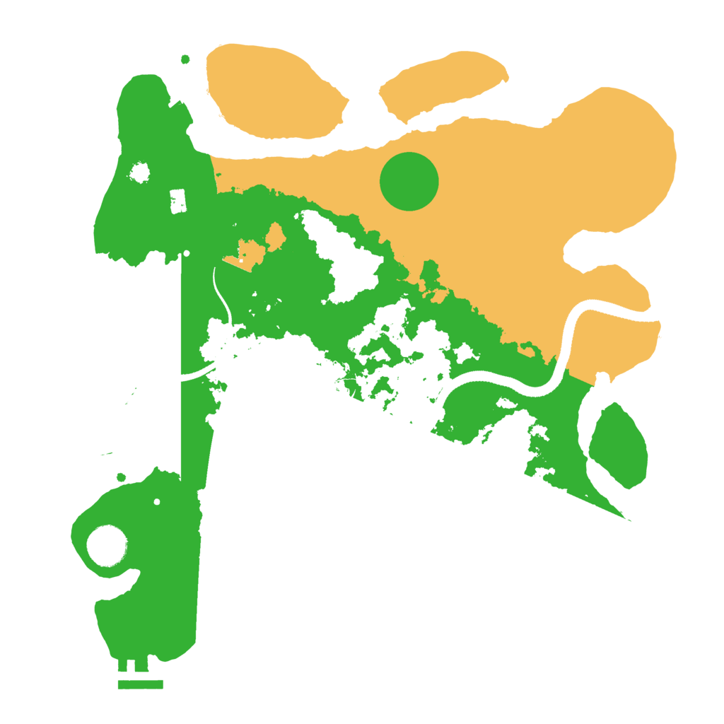 Biome Rust Map: Procedural Map, Size: 3250, Seed: 1772296456