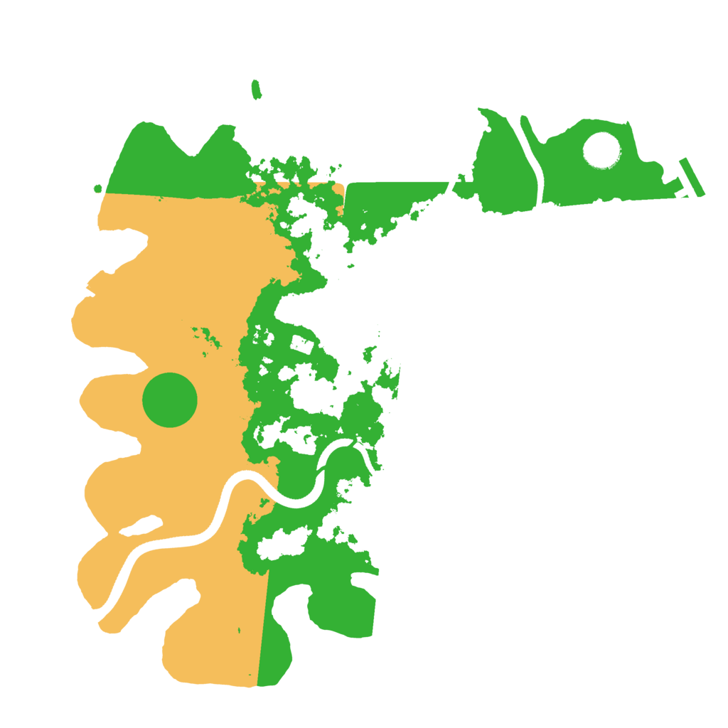 Biome Rust Map: Procedural Map, Size: 3500, Seed: 836288