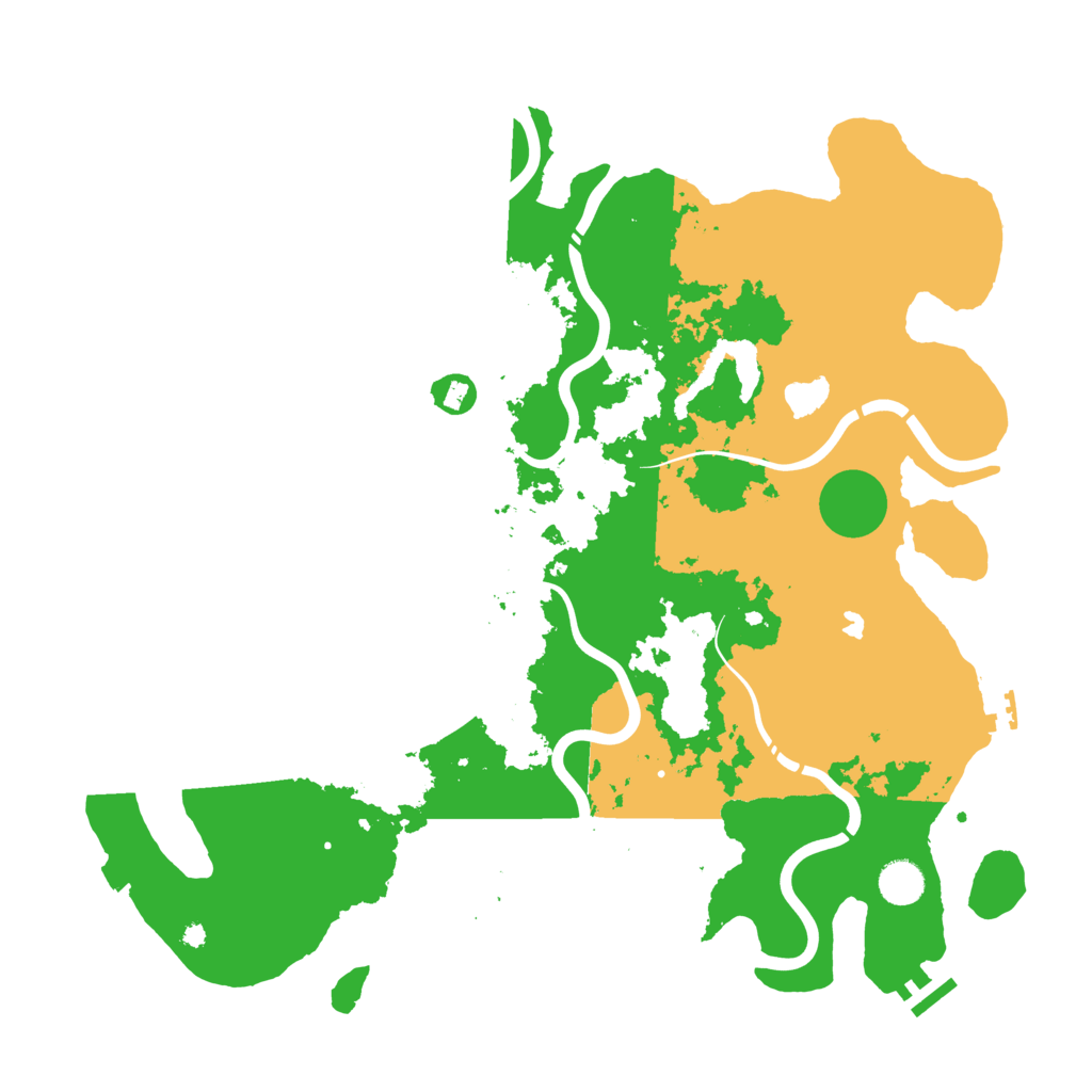Biome Rust Map: Procedural Map, Size: 4250, Seed: 1200811695