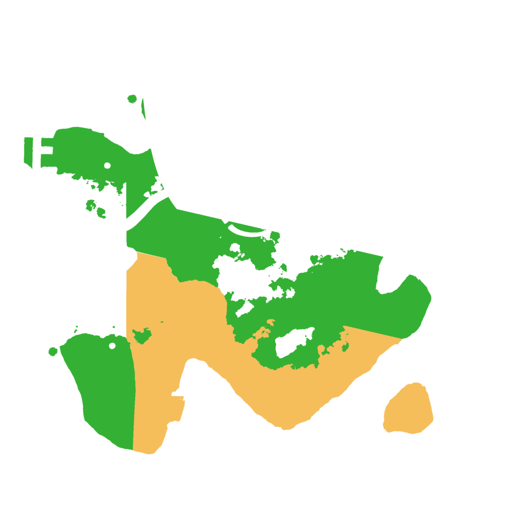 Biome Rust Map: Procedural Map, Size: 2322, Seed: 1049171107