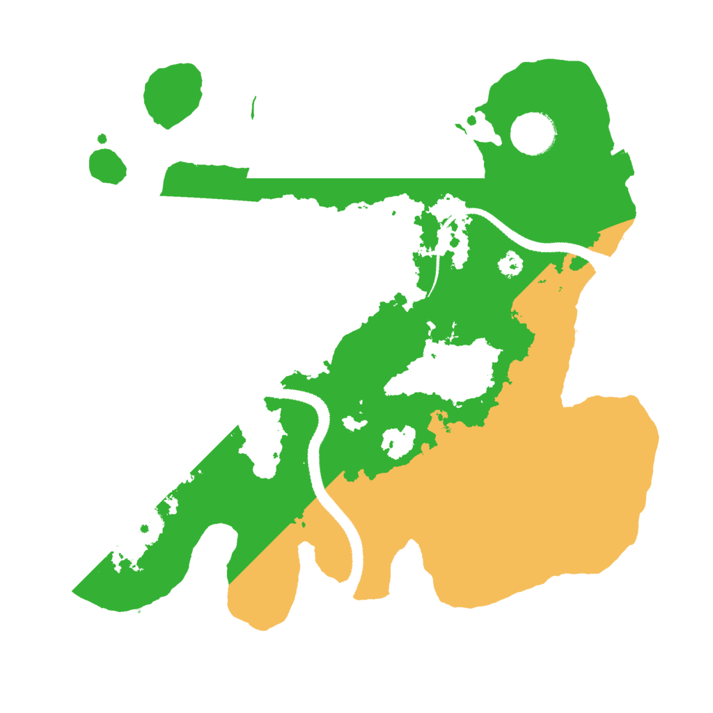 Biome Rust Map: Procedural Map, Size: 3000, Seed: 2398472