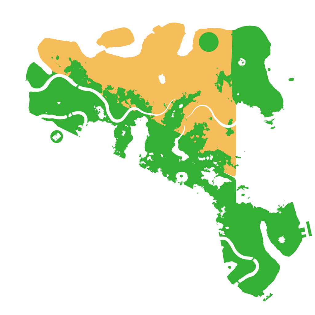 Biome Rust Map: Procedural Map, Size: 4250, Seed: 78524