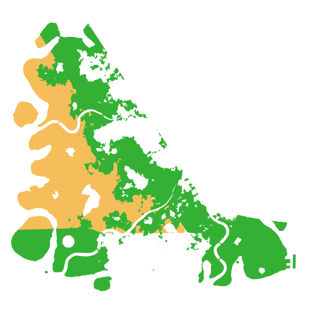 Biome Rust Map: Procedural Map, Size: 4500, Seed: 55278300