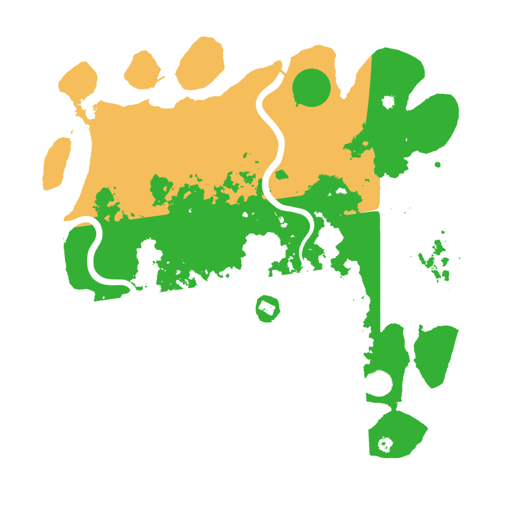 Biome Rust Map: Procedural Map, Size: 3500, Seed: 698869
