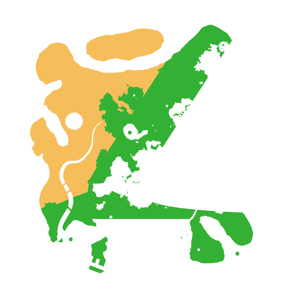 Biome Rust Map: Procedural Map, Size: 3000, Seed: 32776