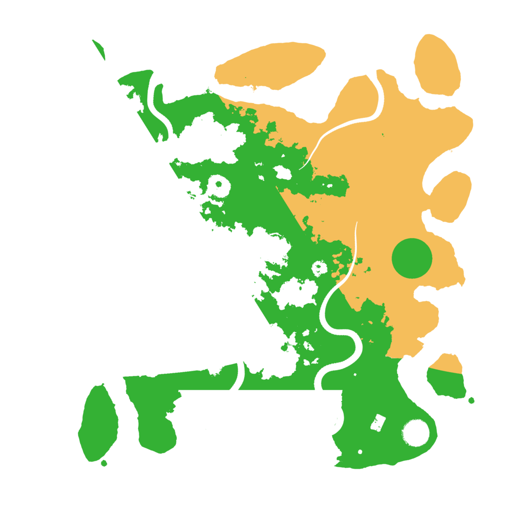 Biome Rust Map: Procedural Map, Size: 3400, Seed: 836