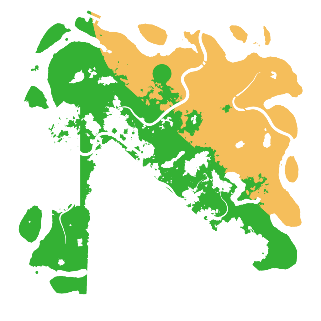 Biome Rust Map: Procedural Map, Size: 4500, Seed: 342342342