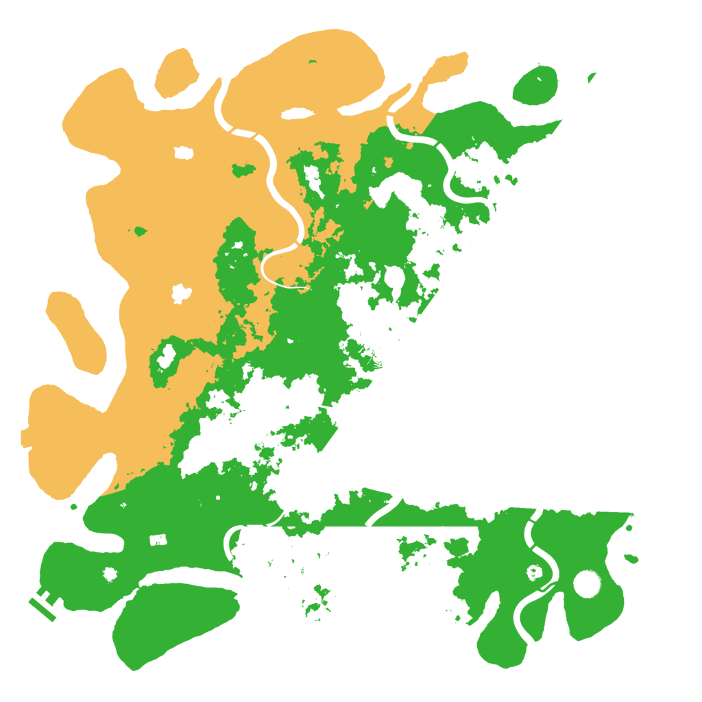 Biome Rust Map: Procedural Map, Size: 4500, Seed: 1280078368