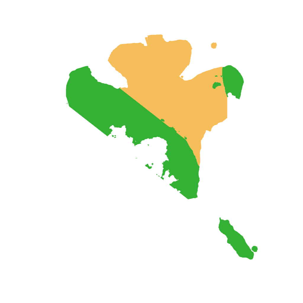 Biome Rust Map: Procedural Map, Size: 2000, Seed: 1808710826