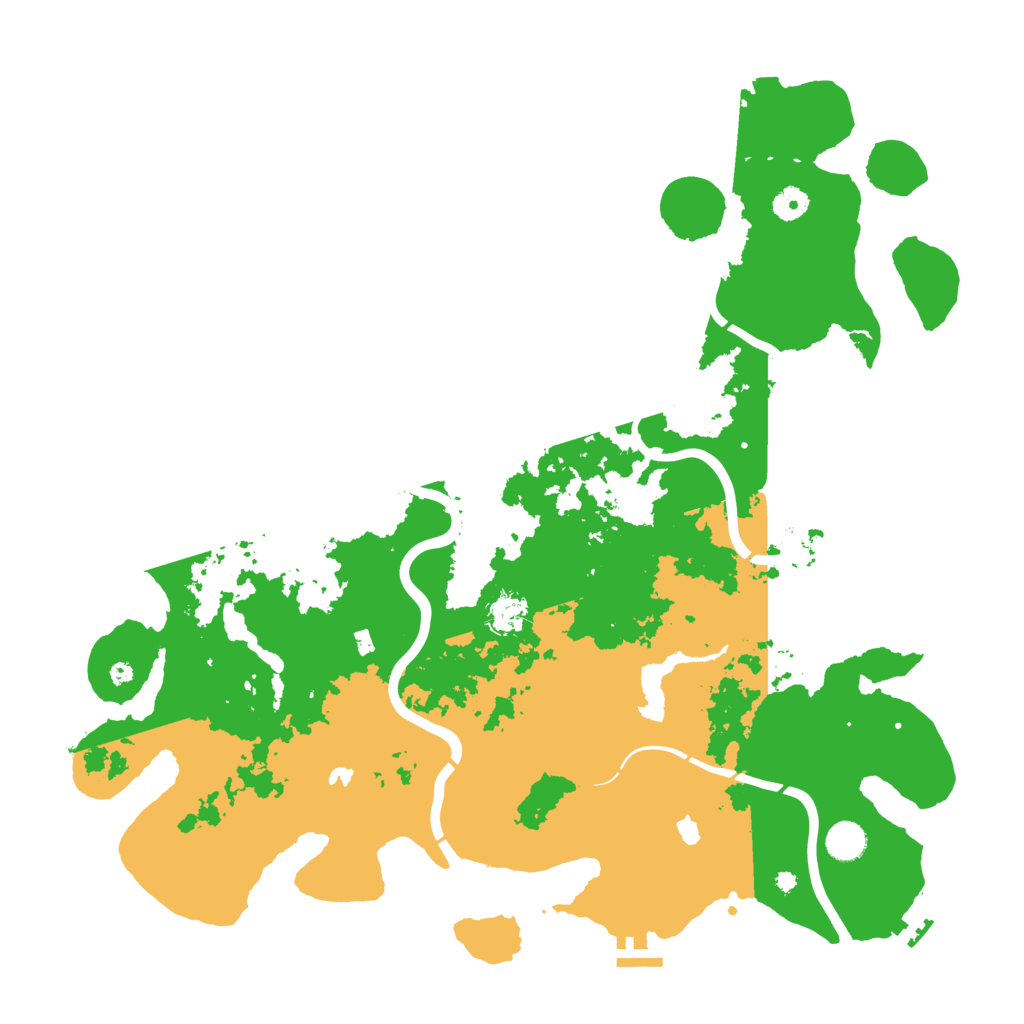 Biome Rust Map: Procedural Map, Size: 4500, Seed: 966216