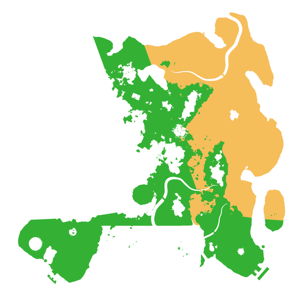 Biome Rust Map: Procedural Map, Size: 4000, Seed: 28817