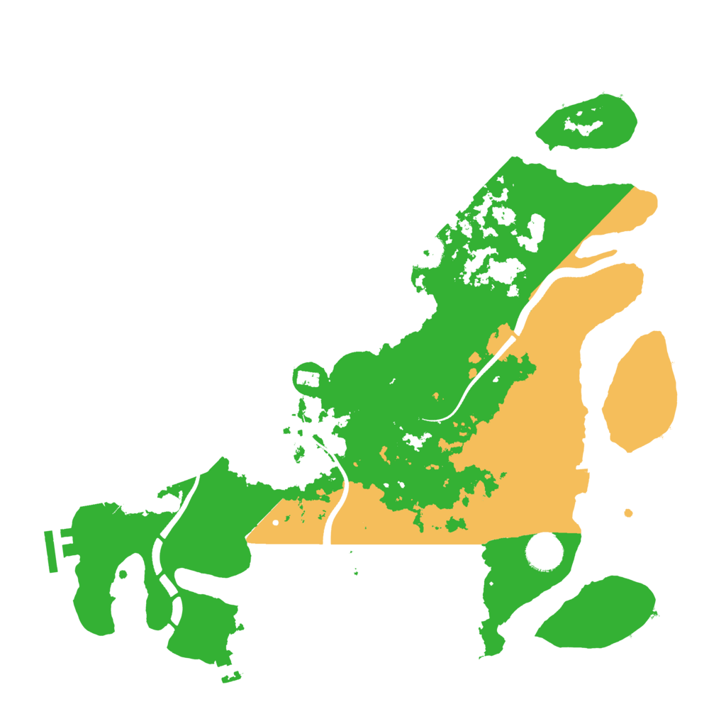 Biome Rust Map: Procedural Map, Size: 3500, Seed: 1008443661