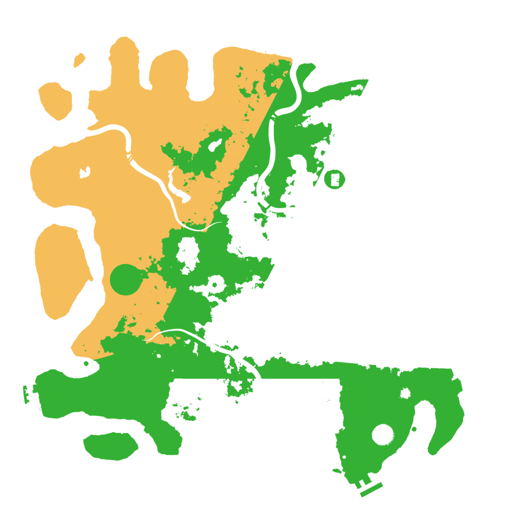 Biome Rust Map: Procedural Map, Size: 4250, Seed: 10619