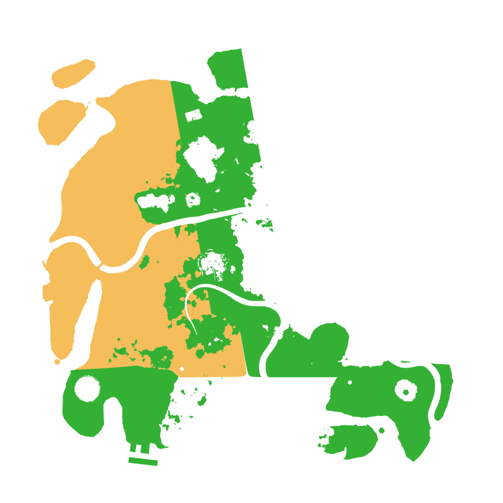 Biome Rust Map: Procedural Map, Size: 3500, Seed: 1580369940