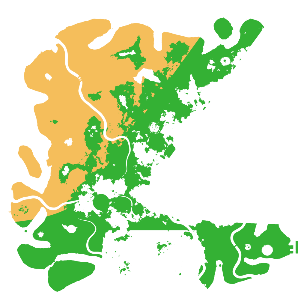 Biome Rust Map: Procedural Map, Size: 5000, Seed: 1280078368
