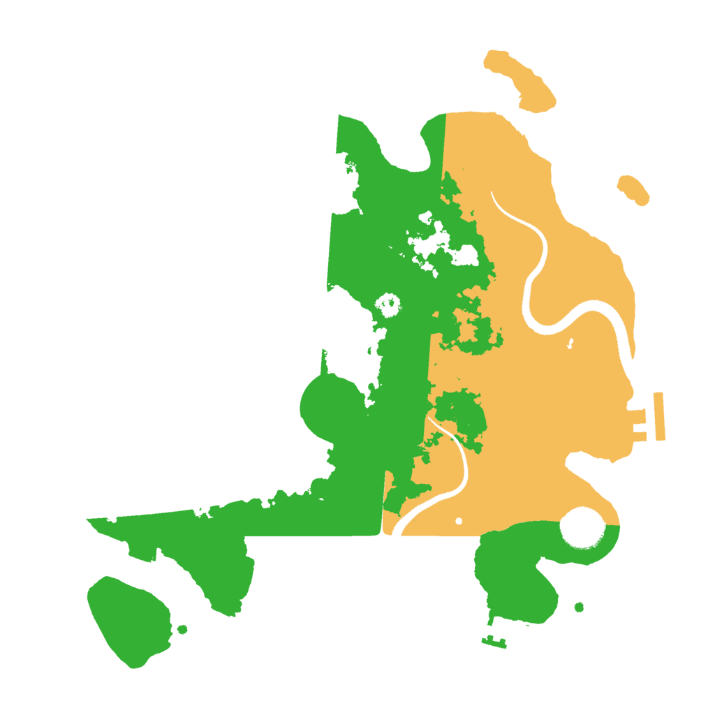 Biome Rust Map: Procedural Map, Size: 3000, Seed: 1122015453