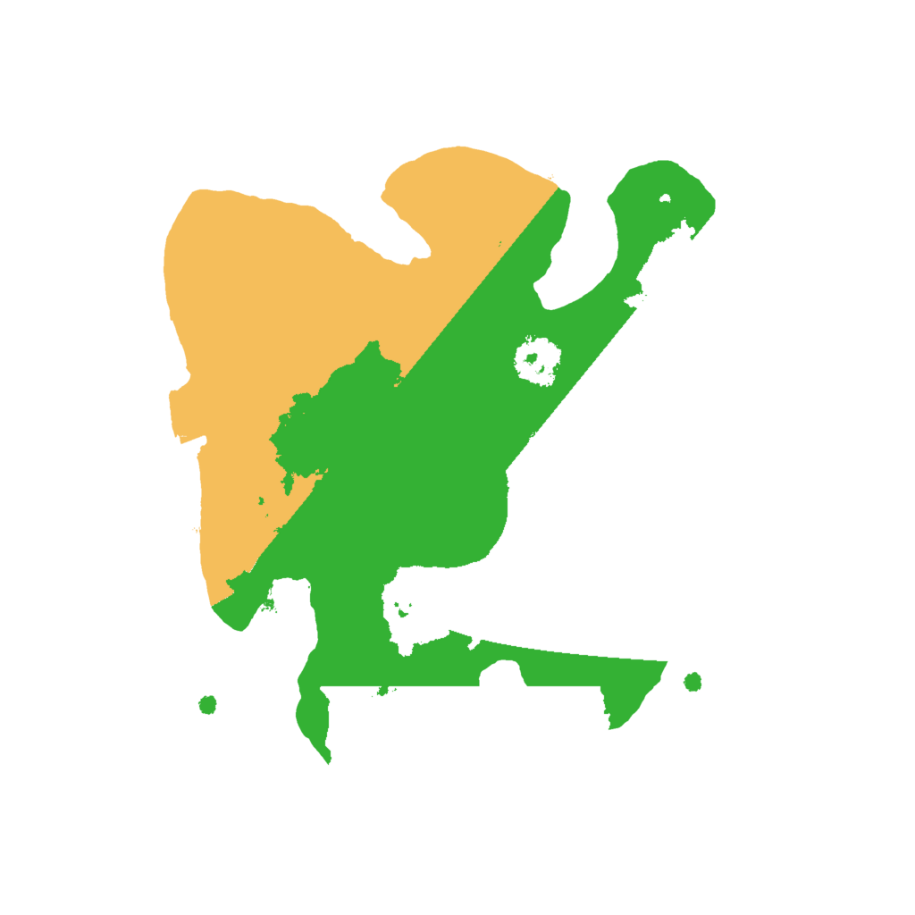 Biome Rust Map: Procedural Map, Size: 2000, Seed: 1017164625