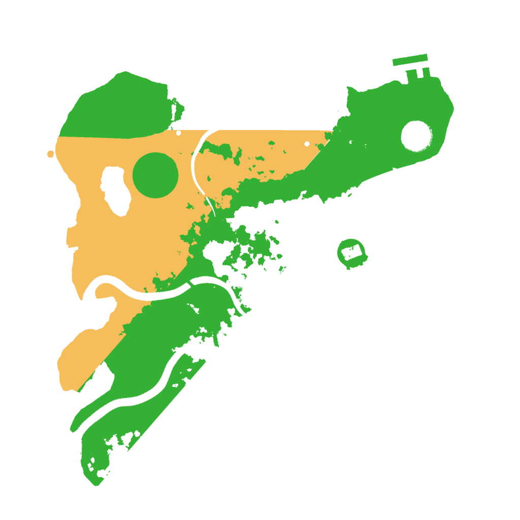 Biome Rust Map: Procedural Map, Size: 3000, Seed: 1202511398