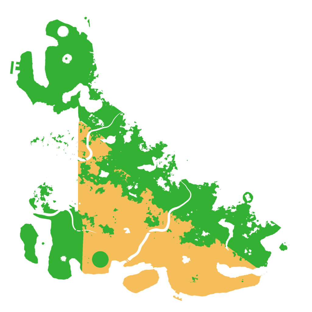 Biome Rust Map: Procedural Map, Size: 5000, Seed: 778956