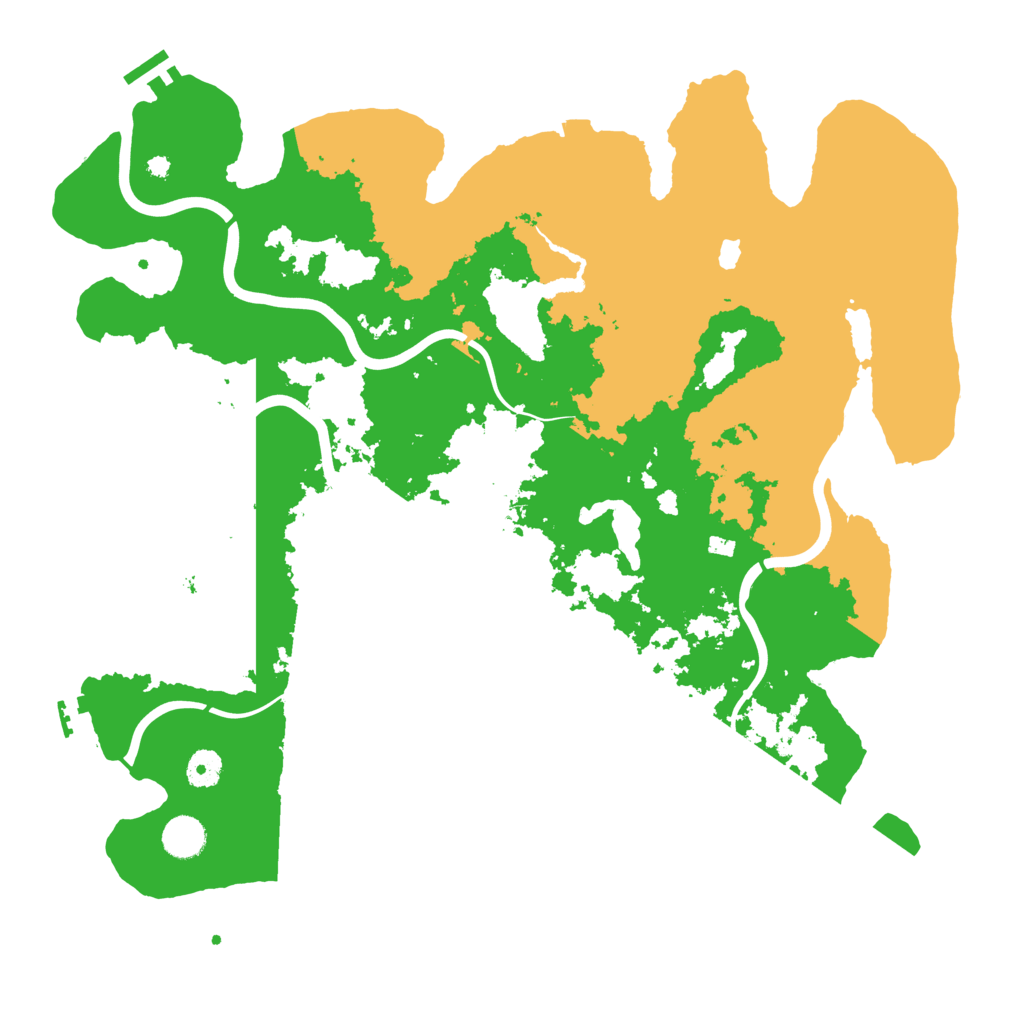 Biome Rust Map: Procedural Map, Size: 4200, Seed: 230520176