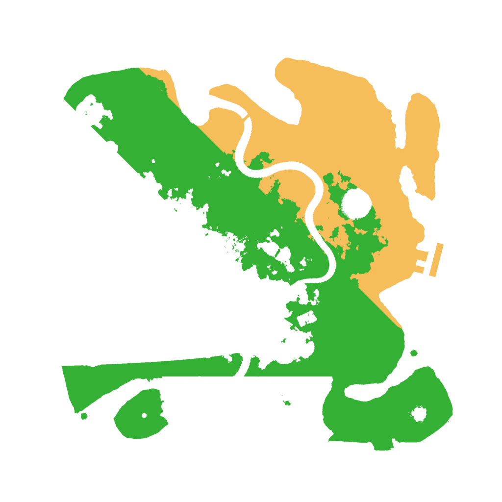 Biome Rust Map: Procedural Map, Size: 3000, Seed: 17386769