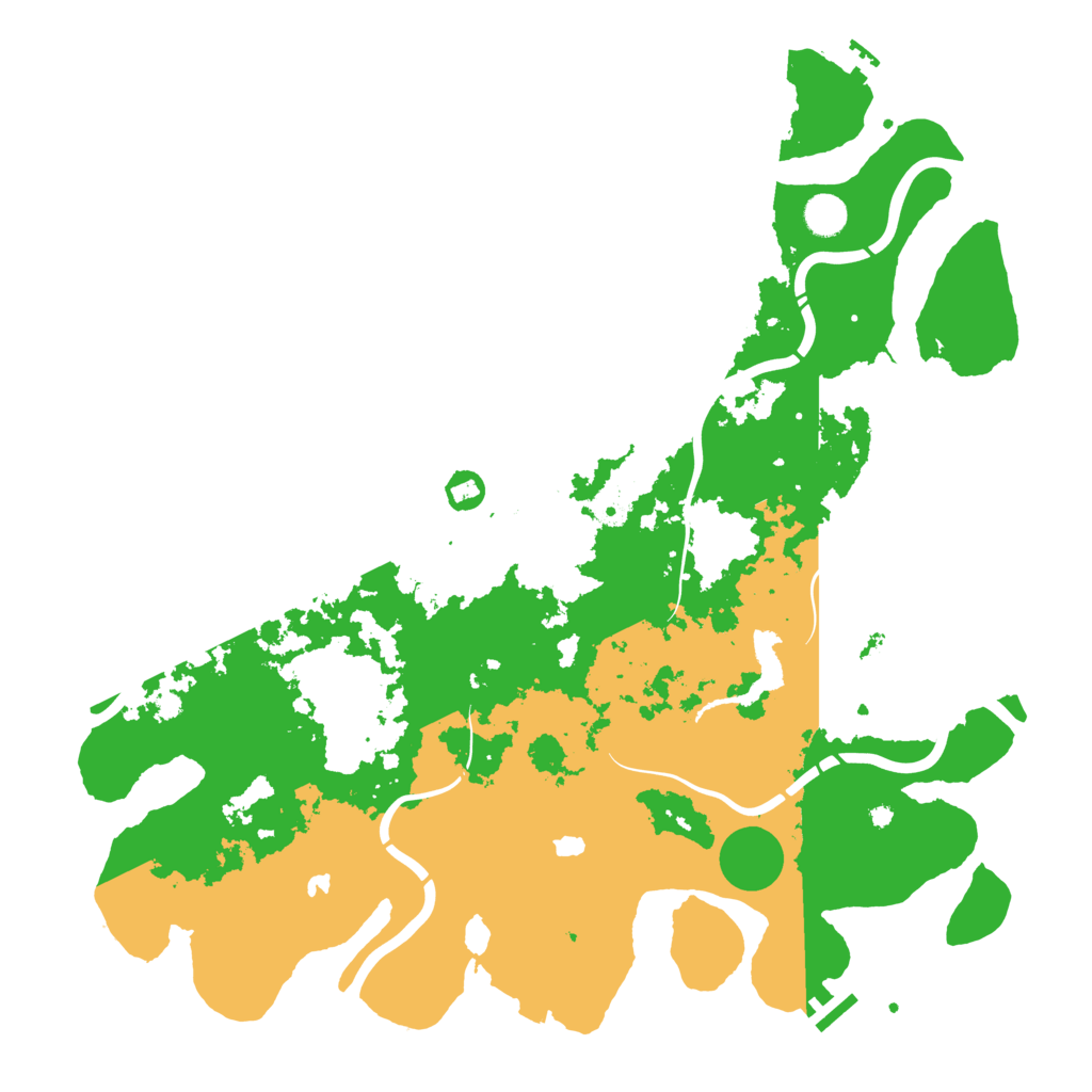 Biome Rust Map: Procedural Map, Size: 4500, Seed: 577394771