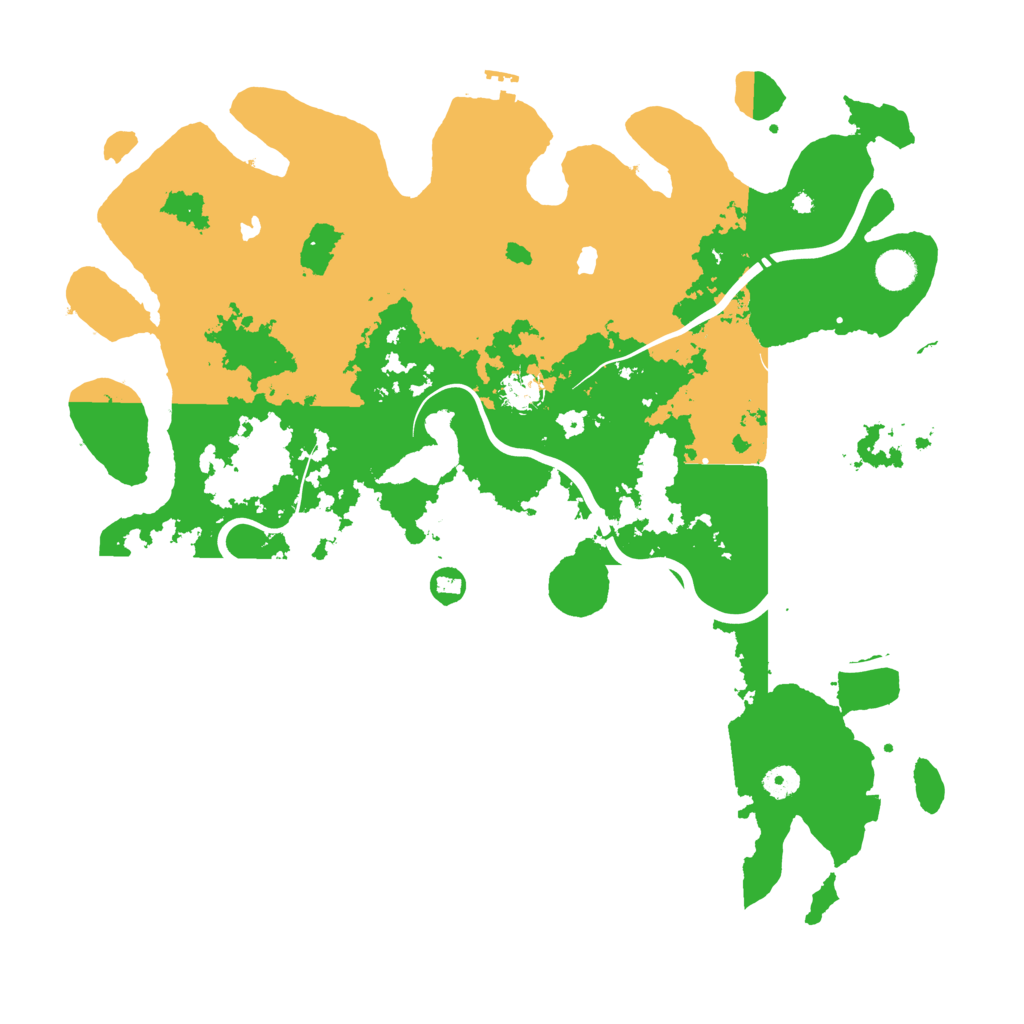 Biome Rust Map: Procedural Map, Size: 4500, Seed: 514041068