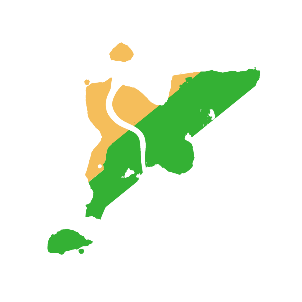 Biome Rust Map: Procedural Map, Size: 2250, Seed: 838313806