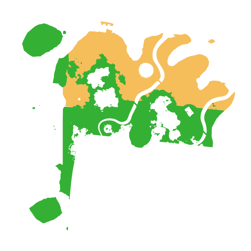 Biome Rust Map: Procedural Map, Size: 3000, Seed: 315800465