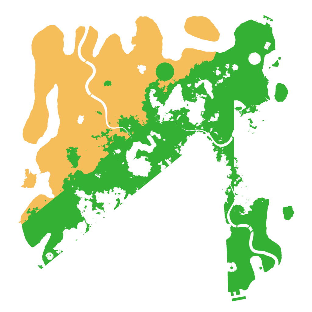 Biome Rust Map: Procedural Map, Size: 4500, Seed: 97508113