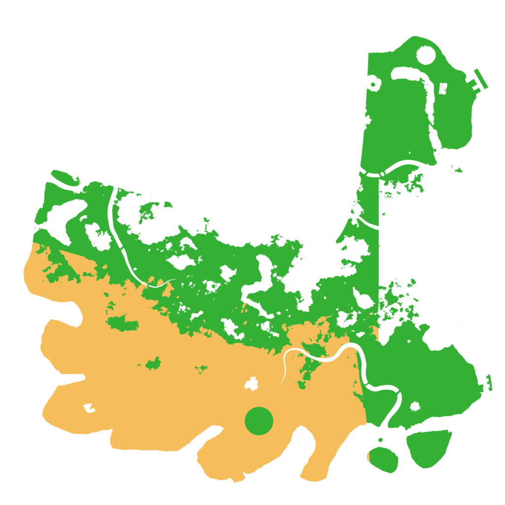 Biome Rust Map: Procedural Map, Size: 4700, Seed: 2123773256