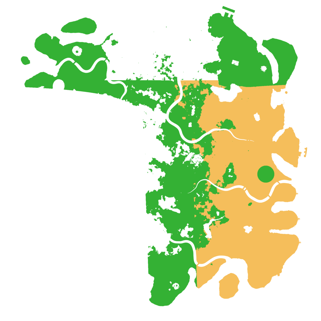 Biome Rust Map: Procedural Map, Size: 5000, Seed: 25141114