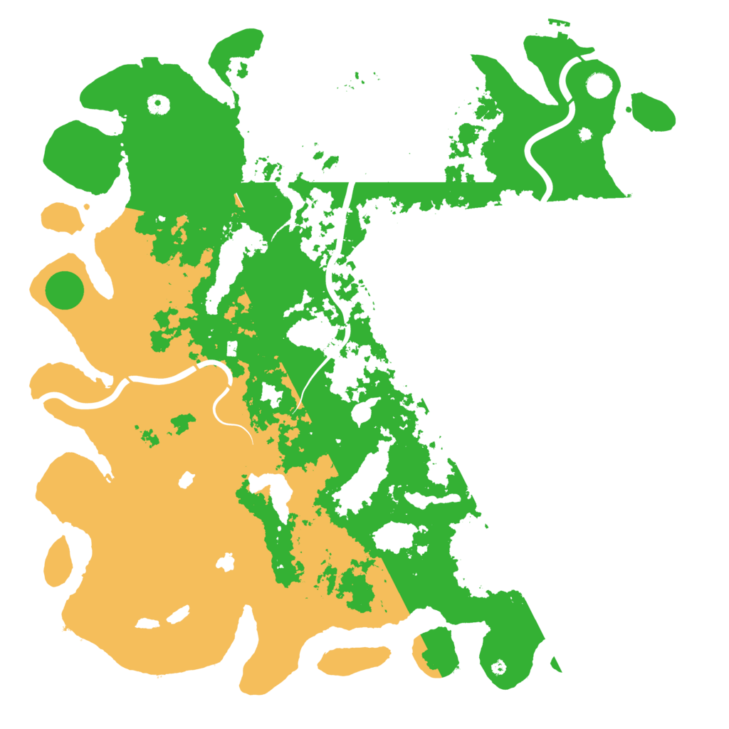 Biome Rust Map: Procedural Map, Size: 5000, Seed: 3573