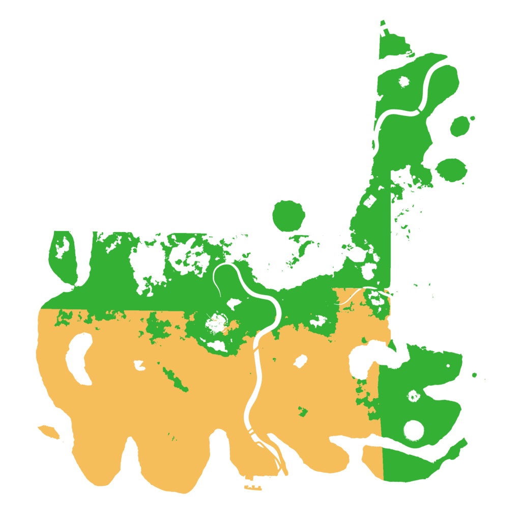Biome Rust Map: Procedural Map, Size: 4500, Seed: 38338383