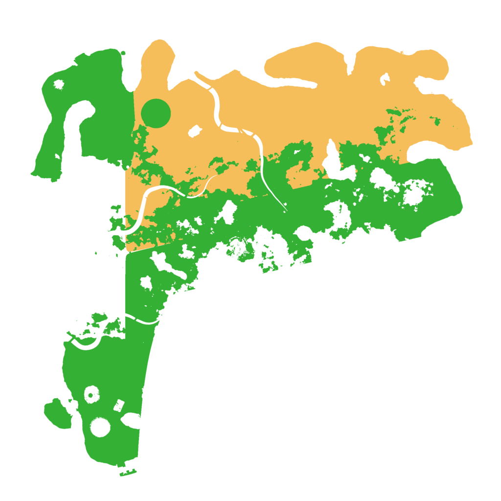 Biome Rust Map: Procedural Map, Size: 4500, Seed: 533802128